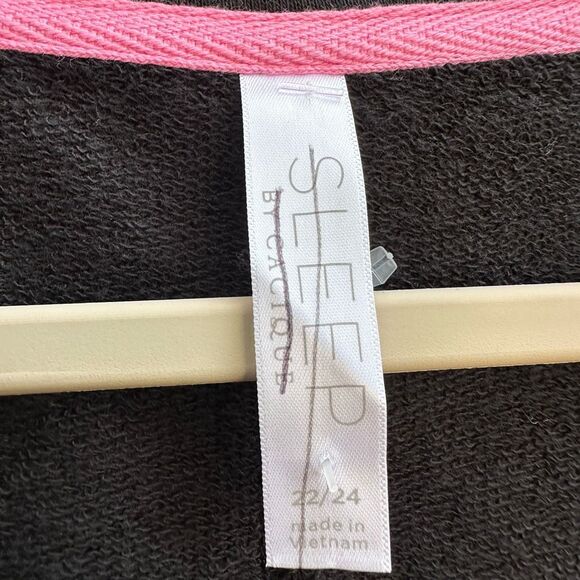 Sleep by Cacique Women's V-Neck Drop Shoulder Lounge sweatshirt Size 22/24 NEW - Picture 3 of 5